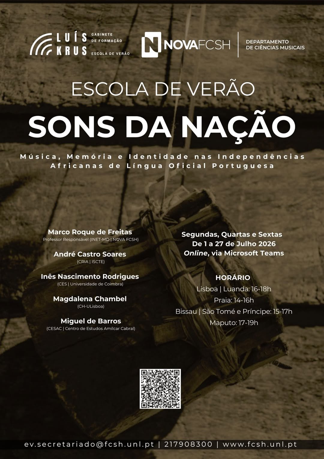 Escola de Verão: Sons da Nação