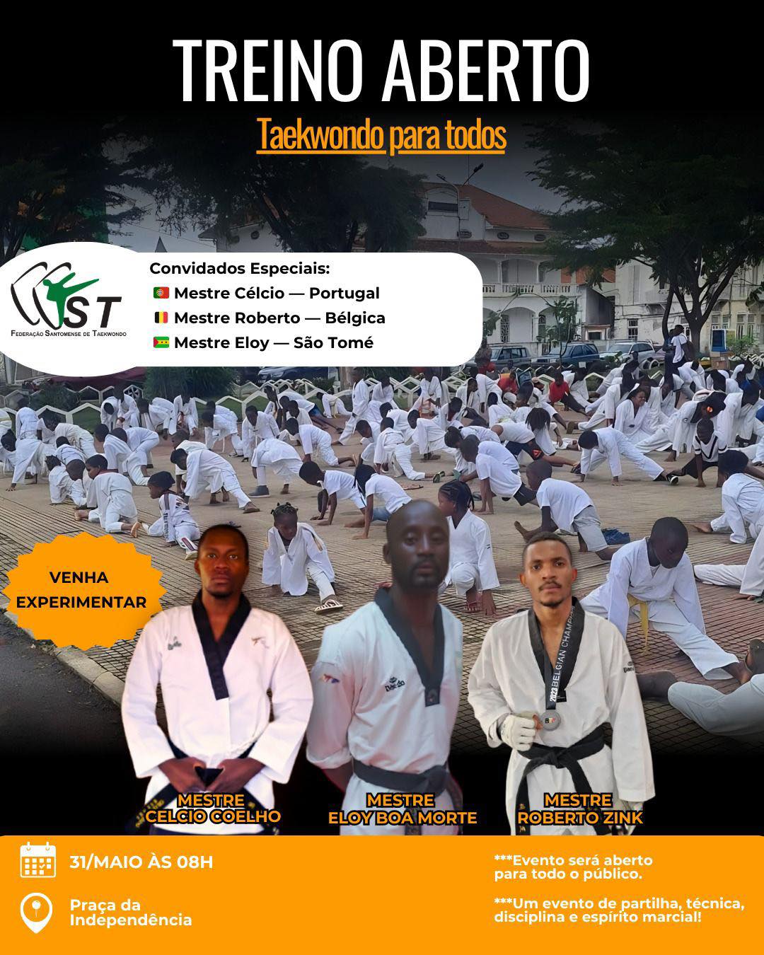 Treino Aberto de Taekwondo