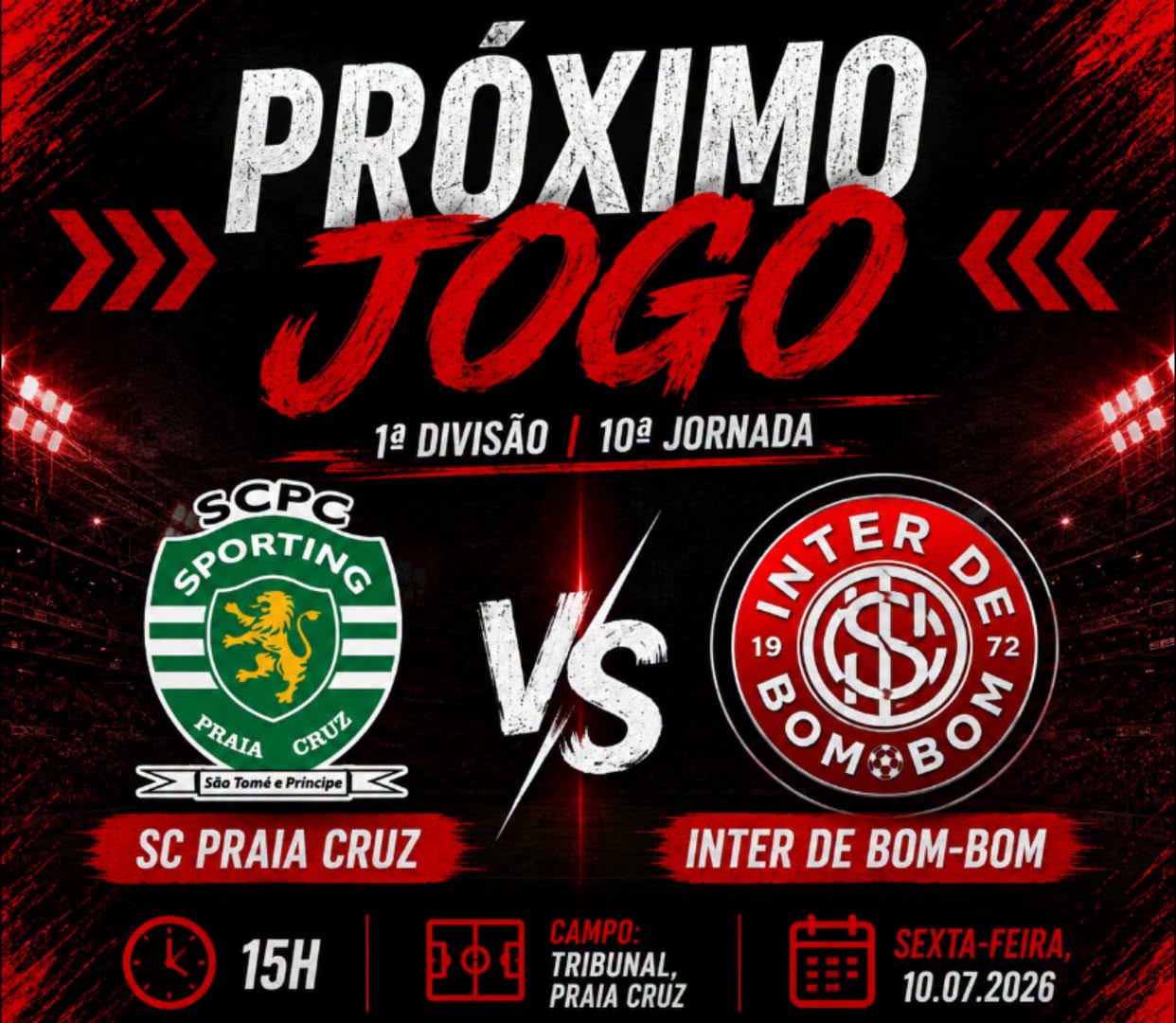 Inter de Bom-Bom vs SC Praia Cruz