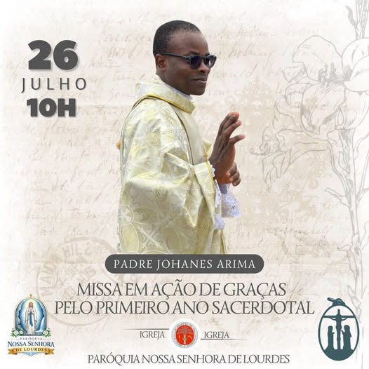 Missa em ação de Graças pelo primeiro ano sacerdotal do Padre Johanes Arima