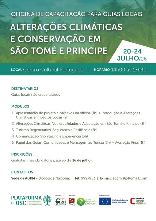 Oficina de Capacitação para Guias Locais: Alterações Climáticas e Conservação