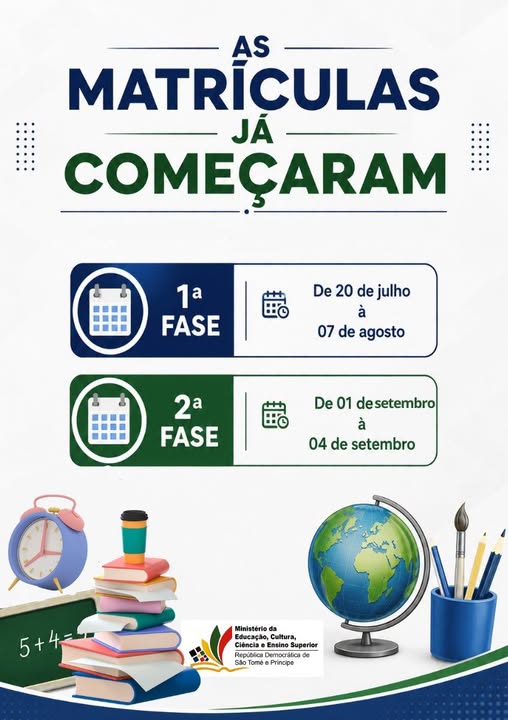 Matrículas do Ensino Básico – 1.ª à 9.ª Classe