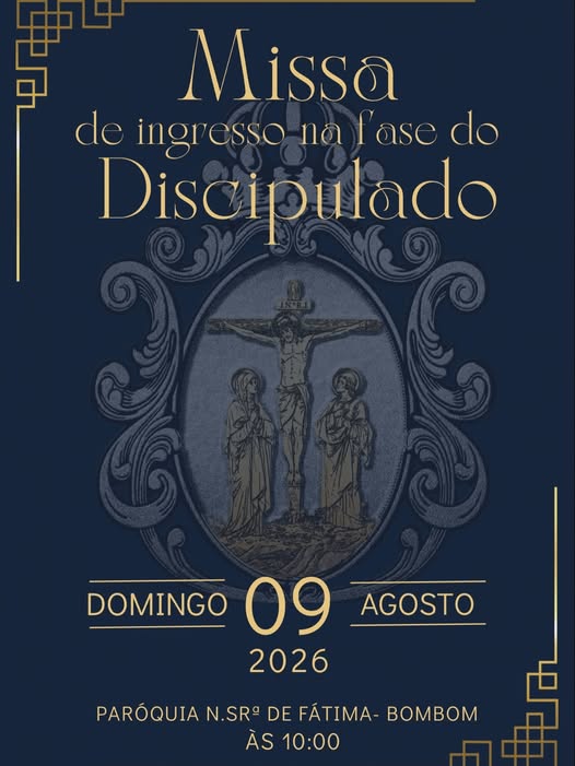 Missa de ingresso na fase do Discipulado