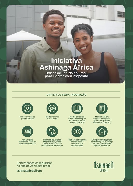 Bolsa de Estudo da Iniciativa Ashinaga África – Turma 14 (2027)