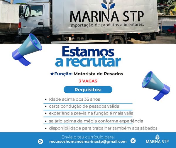 Recrutamento de Motoristas de Pesados