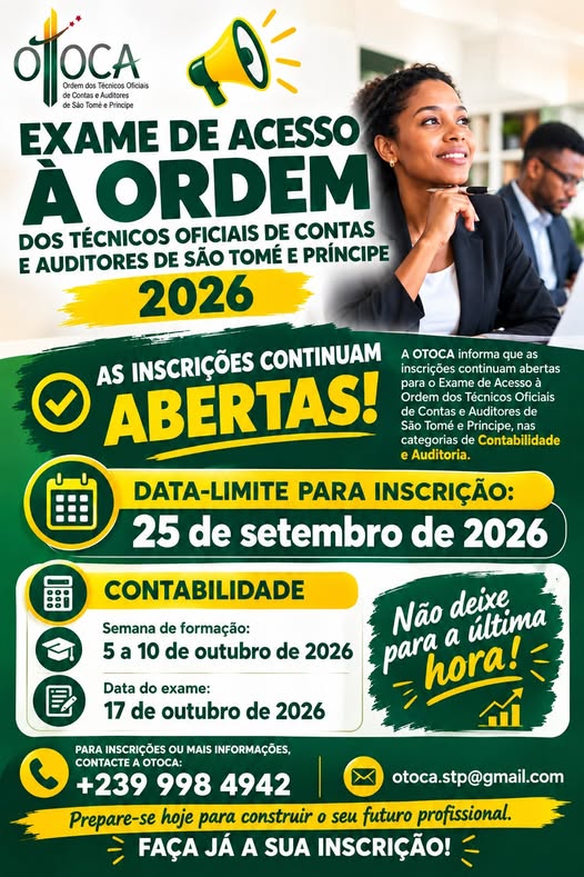 Exame de Acesso à Ordem dos Técnicos Oficiais de Contas e Auditores 2026
