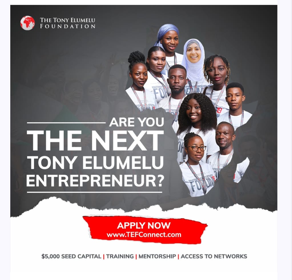 Inscrições Abertas: Programas de Empreendedorismo da Fundação Tony Elumelu 2026