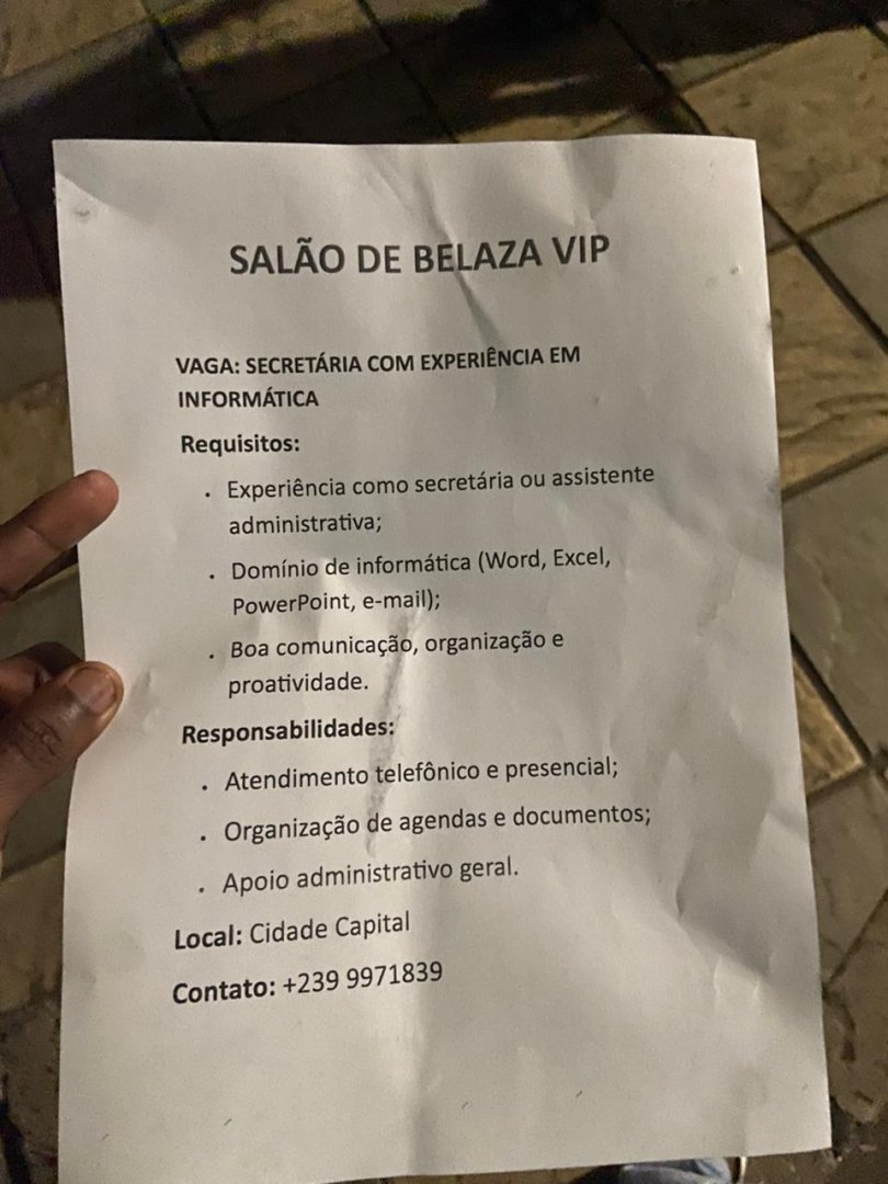 Vaga Para Secretária com Experiência em Informática