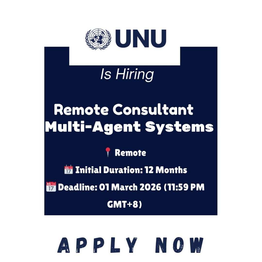 Open Position for Remote Consultant in Multi-Agent Systems