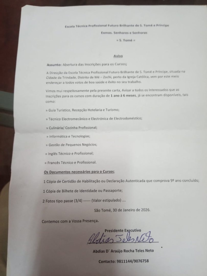 Escola Técnica Profissional Futuro Brilhante abre inscrições
