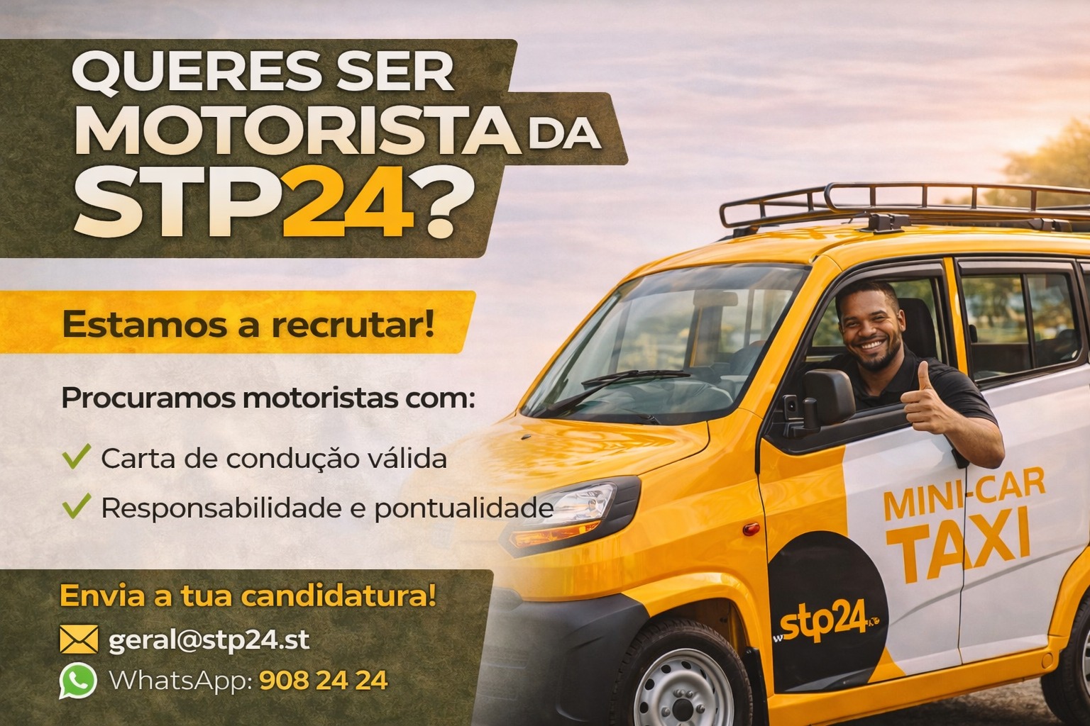 Vaga para Motorista