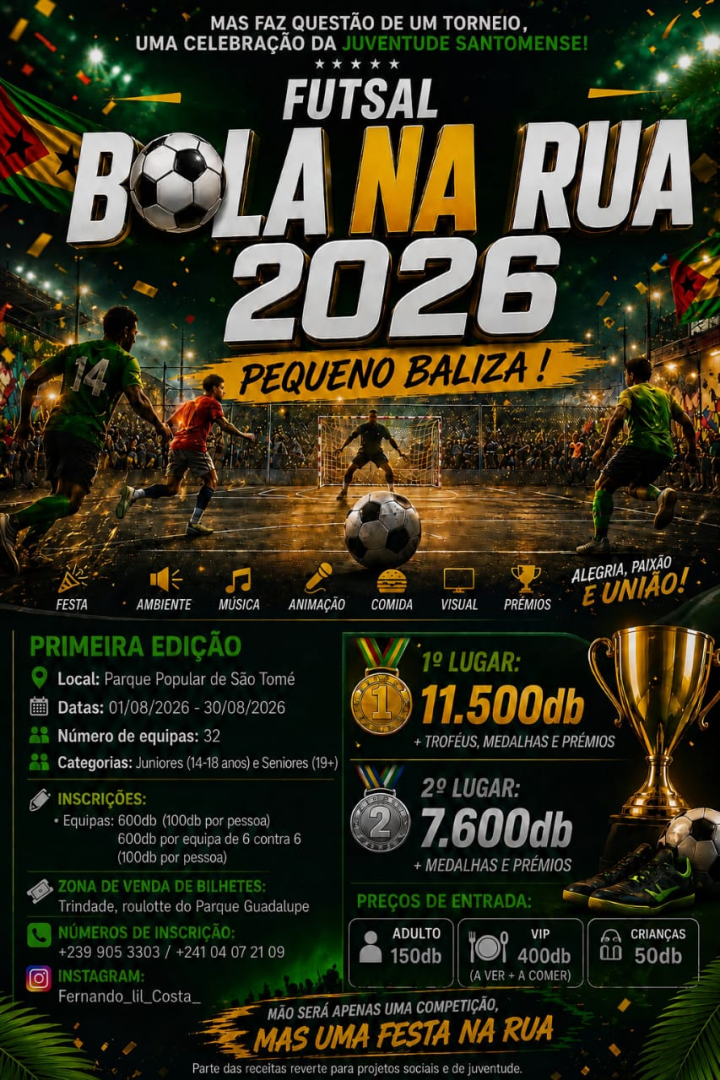 Torneio de Futsal Bola na Rua 2026 - 1ª Edição