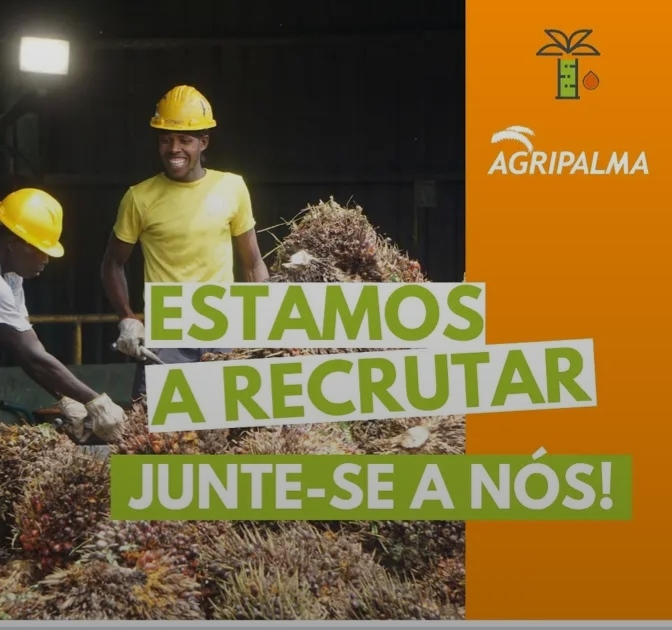Vaga Para Trabalhar na Fábrica de Produção de Óleo de Palma