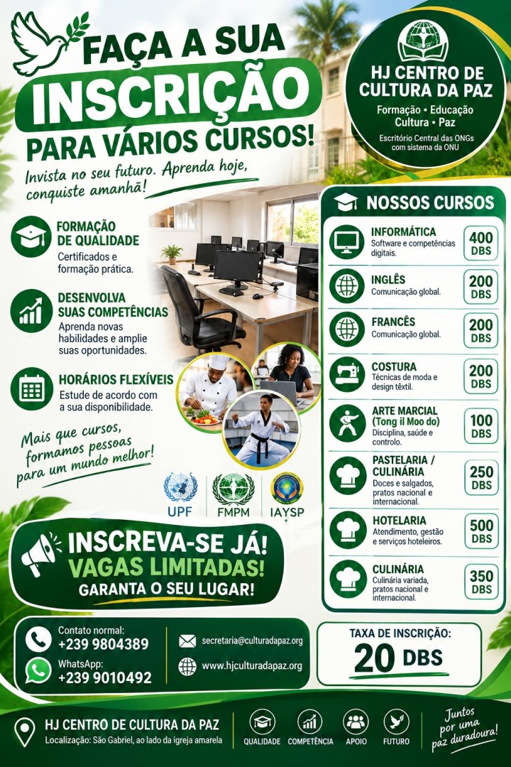 Inscrição para cursos técnicos