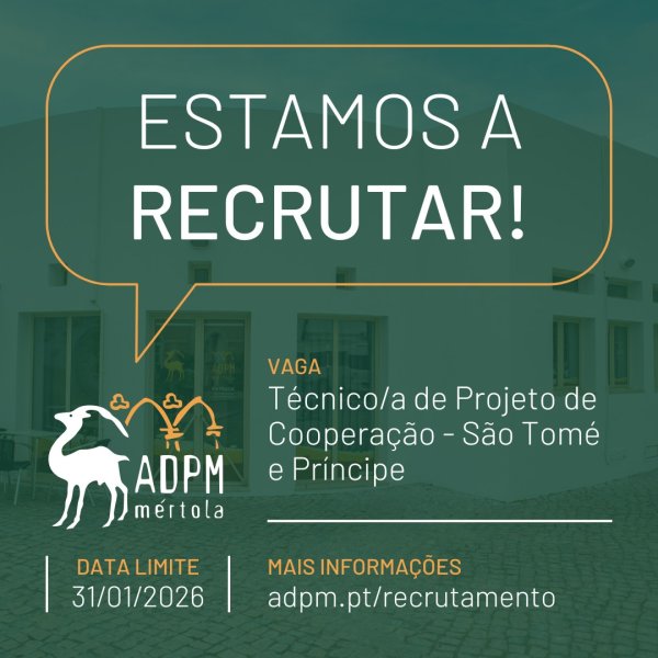 Vaga para Técnico/a de Projeto de Cooperação