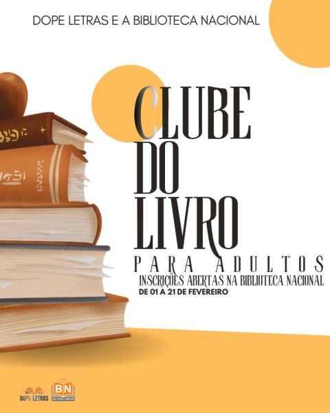 Inscrição Para Clube de leitura para adultos na Biblioteca Nacional
