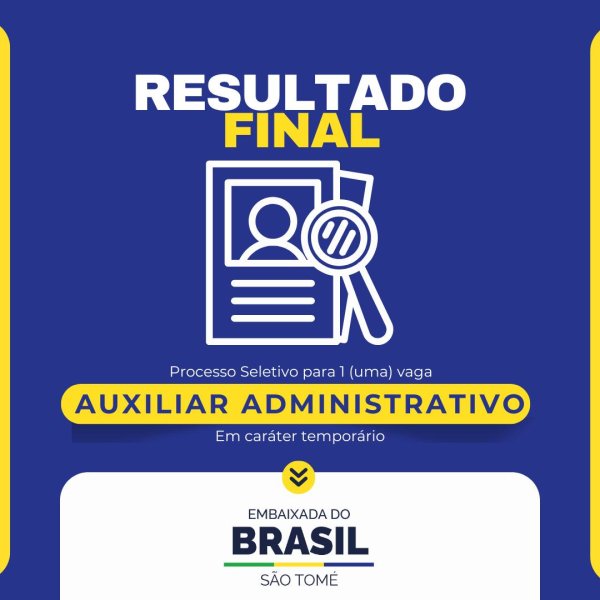 Resultado Final do Processo Seletivo Para Contratação de Auxiliar Administrativo