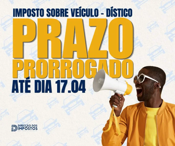 Aviso: Prorrogação Do Imposto Sobre Veículo (Dístico)