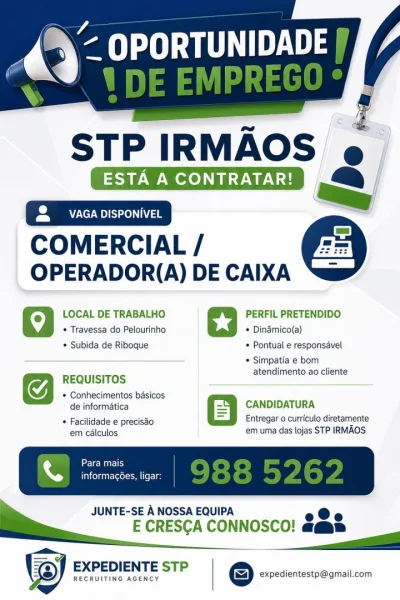 Vaga Para Operador de Caixa