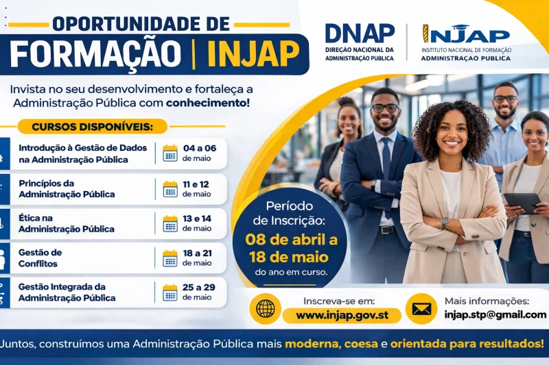 Abertura de inscrições para um novo ciclo de ações de formação, no âmbito da capacitação contínua da Administração Pública