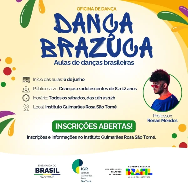Oficina de Dança: Dança Brazuca