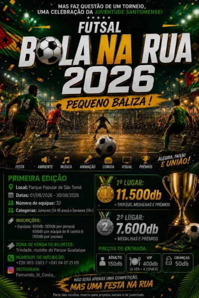 Torneio de Futsal Bola na Rua 2026 - 1ª Edição