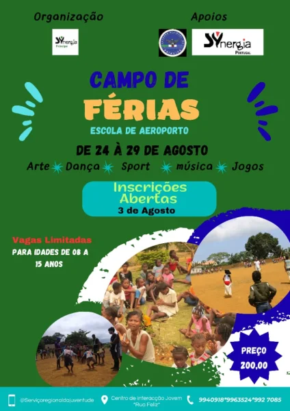 Campo de Férias 2026 - Synergia Príncipe