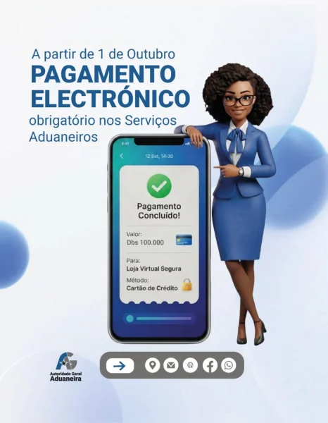 Pagamento Electrónico Obrigatório nos Serviços Aduaneiros