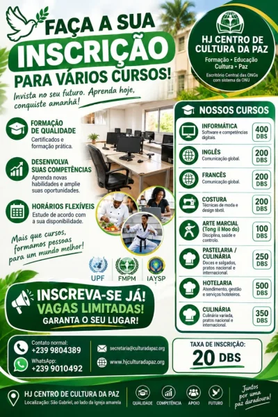 Inscrição para cursos técnicos