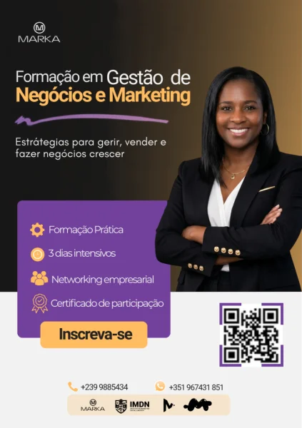 Formação em Gestão de negócios e Marketing