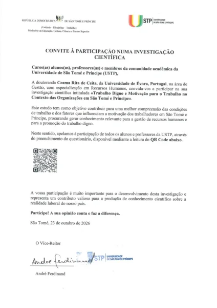 Convite à Participação em Investigação Científica: Trabalho Digno e Motivação