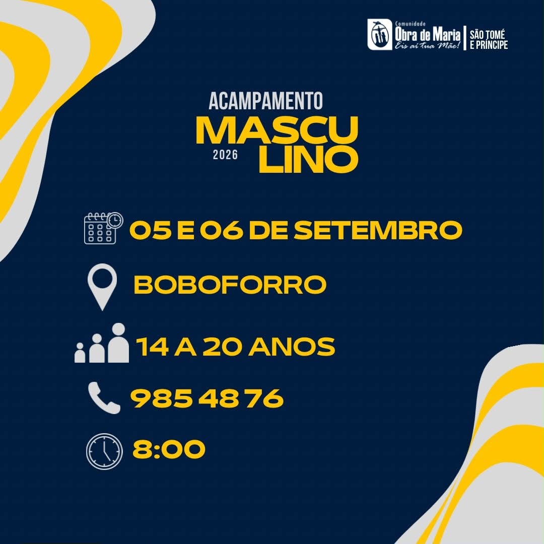 Acampamento Masculino 2026
