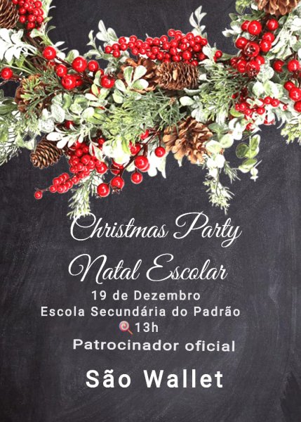 Christmas Party - Celebração de Natal na Escola Secundária do Padrão