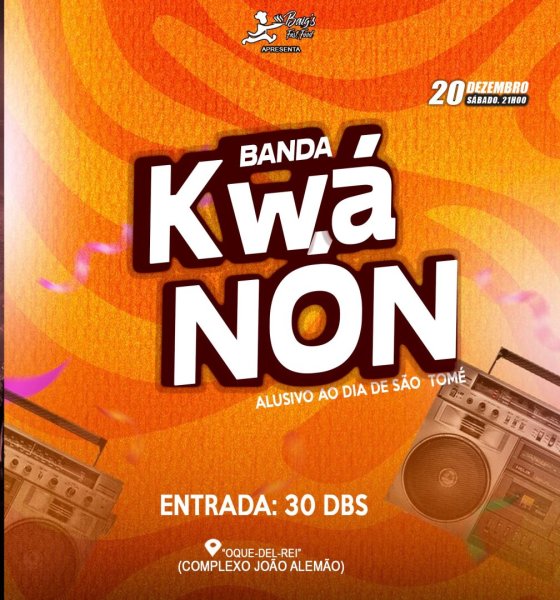Concerto Banda Kwá Non – Alusivo ao Dia de São Tomé.