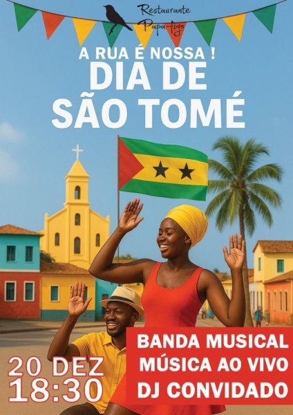 Jantar na Rua - Celebração Dia de São Tomé