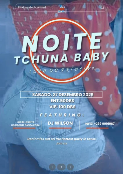 Noite Tchuna Baby – Ilha do Príncipe