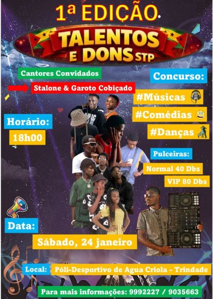1.ª Edição Talentos e Dons STP