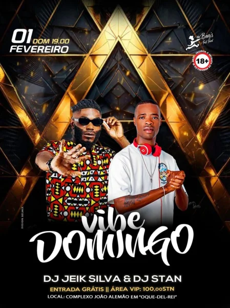 Vibe Domingo com DJ Jeik Silva e DJ Stan