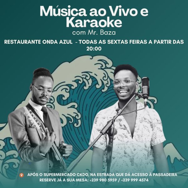 Música ao Vivo e Karaoke no Onda Azul