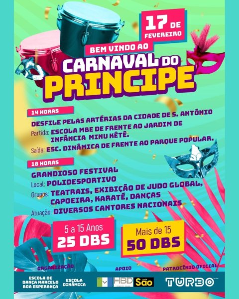 Carnaval do Príncipe 2026 - A Folia Chega à Ilha! 🎭