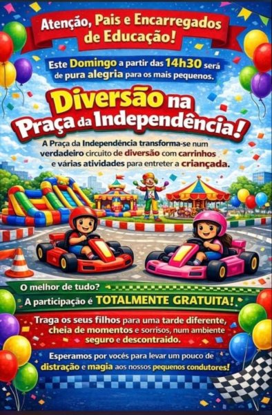 Diversão sobre Rodas na Praça da Independência