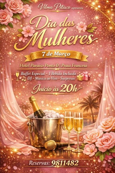 Vilma Petiscos apresenta Celebração Especial do Dia Internacional das Mulheres