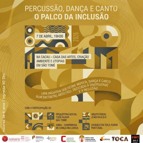 Percussão, Dança e Canto - O PLACO DA INCLUSÃO