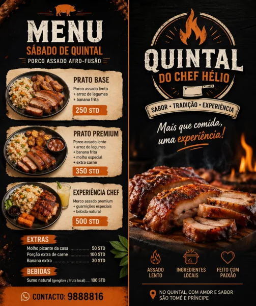 Sábado de Quintal – Experiência  Gastronómica