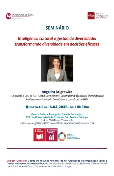 Seminário - Inteligência Cultural e Gestão da Diversidade: transformando diversidade em decisões eficazes