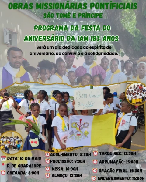 Festa do aniversário da Infância Missionária 183 anos
