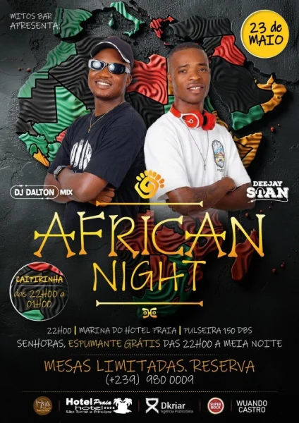 Mi2’s Bar apresenta African Night