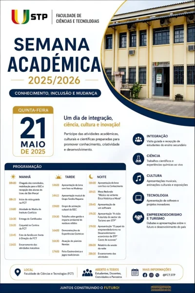 Semana Académica 2025/2026 - Faculdade de Ciências e Tecnologias