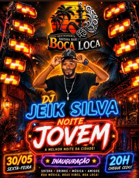 Inauguração: Noite Jovem com DJ Jeik Silva