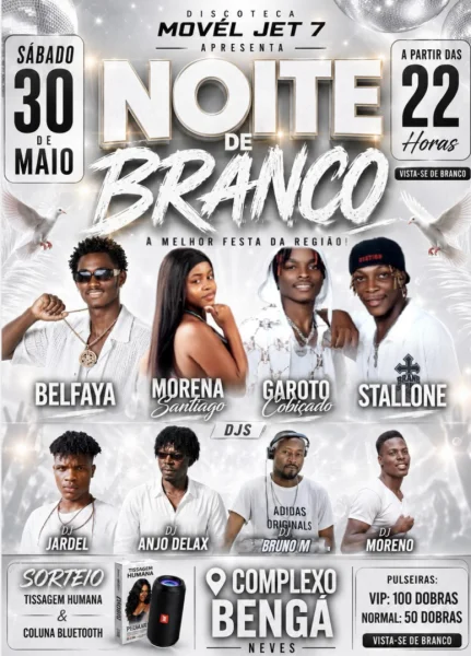 Noite de Branco - Discoteca Movél Jet 7